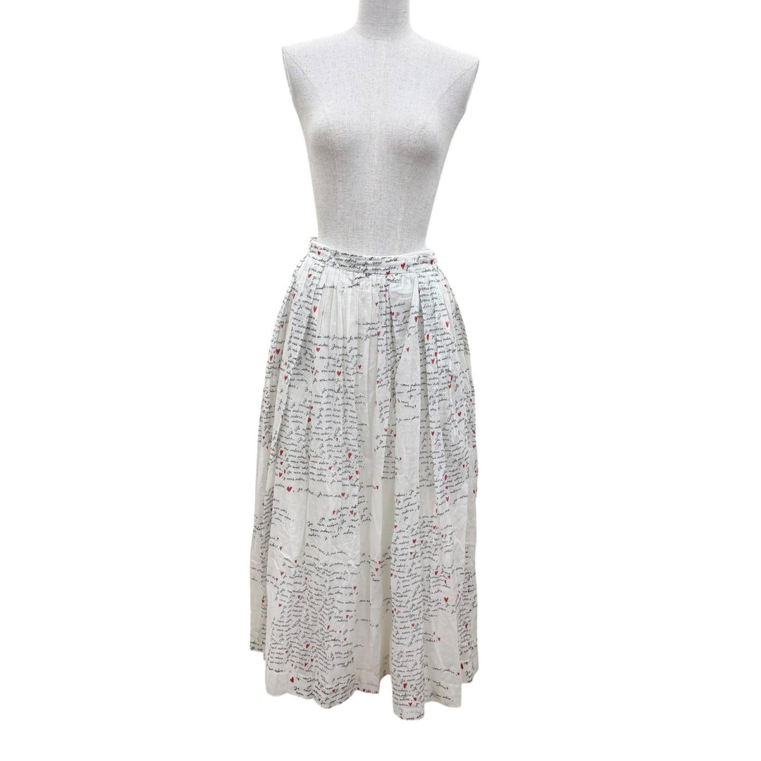 Excellent Christian Dior flare skirt Dioramour Je Vous Adore Long length 38