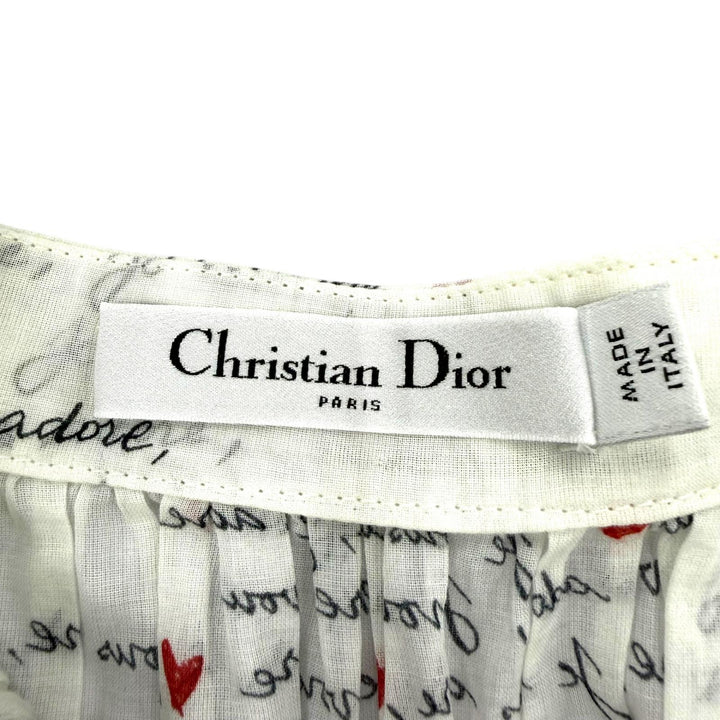 Excellent Christian Dior flare skirt Dioramour Je Vous Adore Long length 38