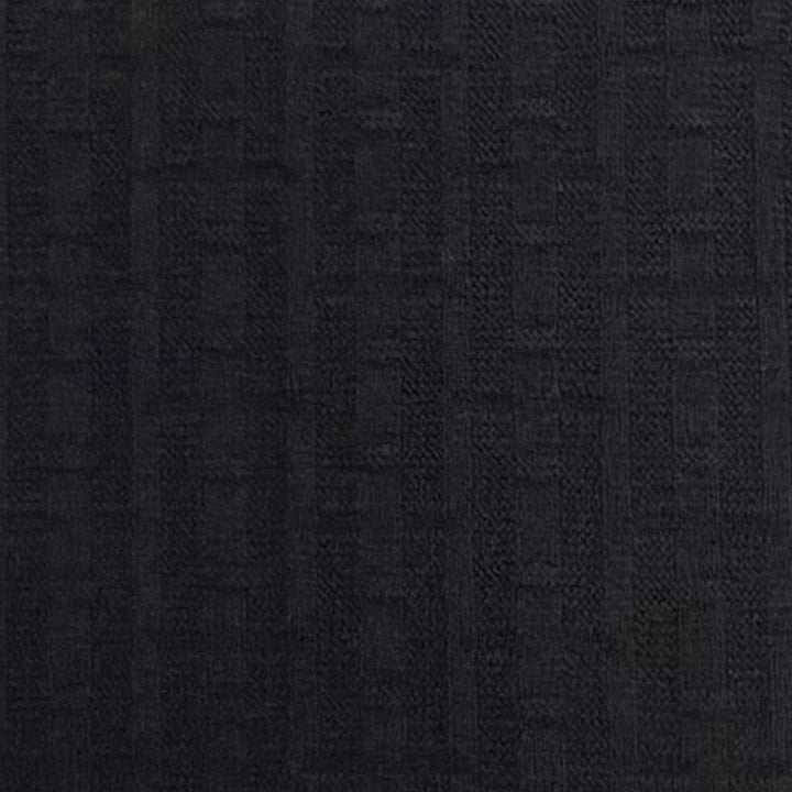Excellent HERMES one piece H-motif short-sleeved knit black wool 36 3E2515DB