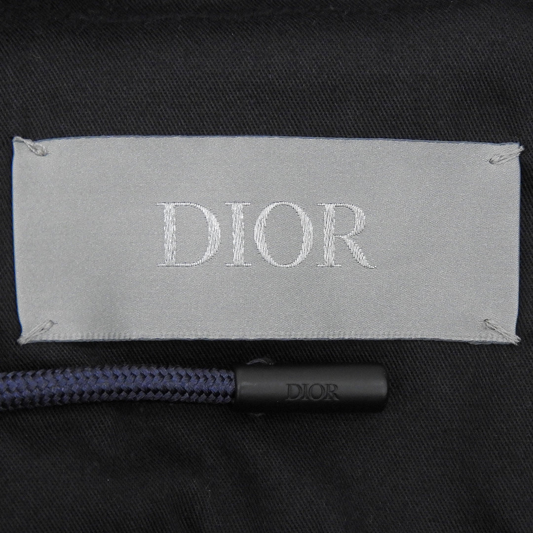 Great DIOR Pants Center-creased sweatshirt Navy wool mens 44 113C122A6053