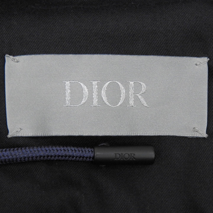 Great DIOR Pants Center-creased sweatshirt Navy wool mens 44 113C122A6053