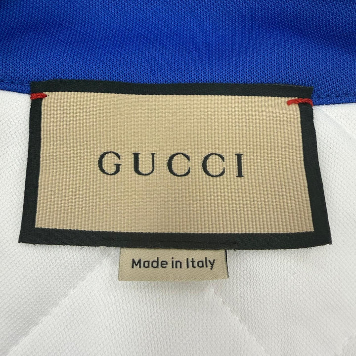 Excellent GUCCI Best Logo and dragon embroidery, padded white Women L 774204