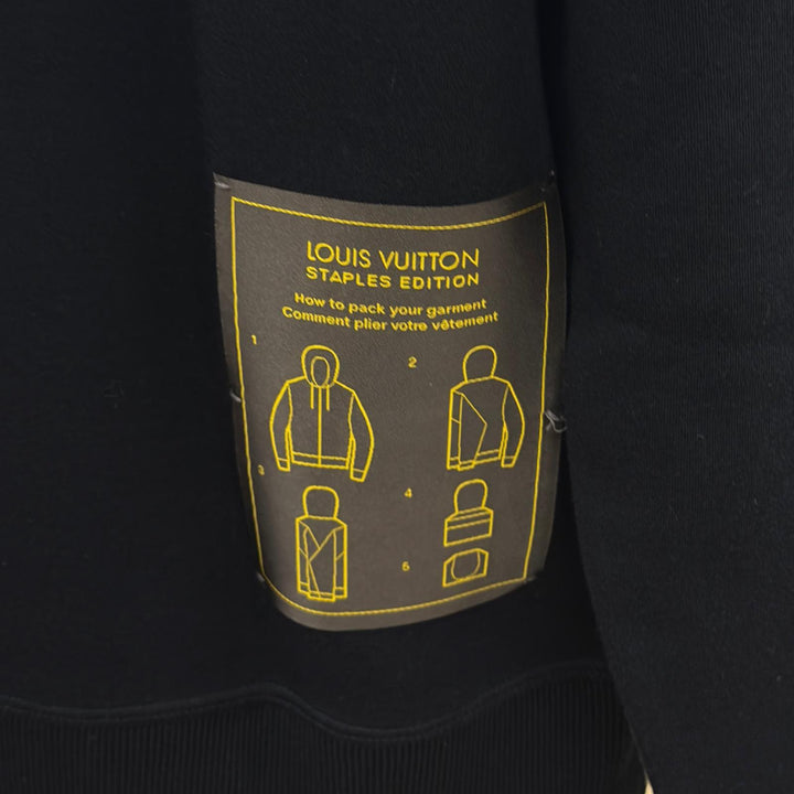 Pristine LOUIS VUITTON hoodie Staples Edition Double Face Travel Hoodie cotton S