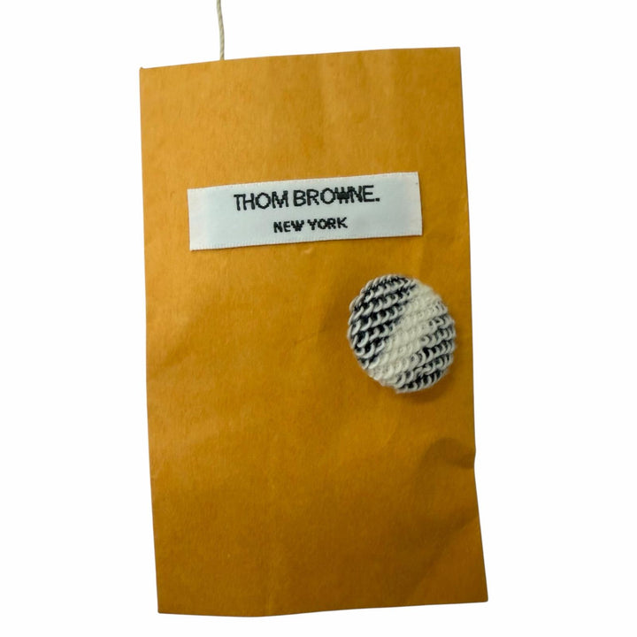 Excellent THOM BROWNE Jacket Border Tricolor Terry Cloth