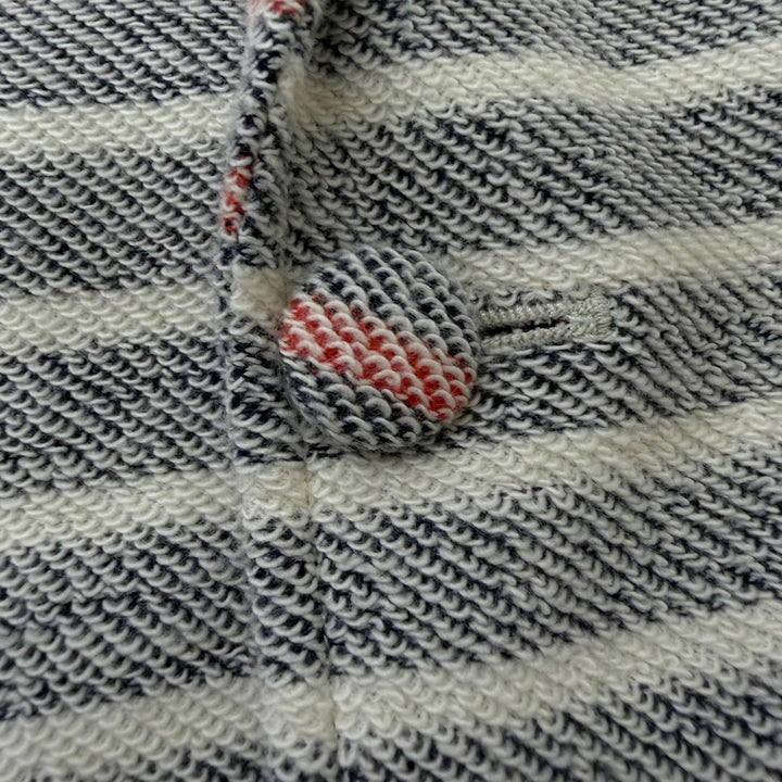 Excellent THOM BROWNE Jacket Border Tricolor Terry Cloth