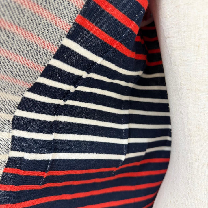 Excellent THOM BROWNE Jacket Border Tricolor Terry Cloth
