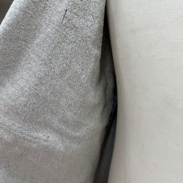 Discounted Great MM6 Maison Margiela hoodie Label patch hooded zip-up gray S SH0HG0007