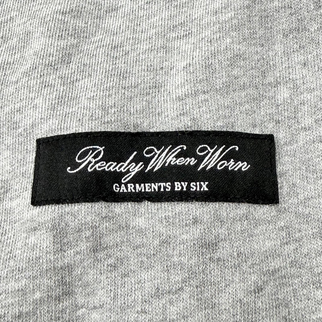 Discounted Great MM6 Maison Margiela hoodie Label patch hooded zip-up gray S SH0HG0007