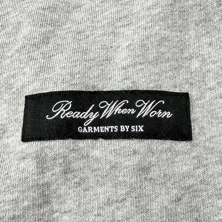 Discounted Great MM6 Maison Margiela hoodie Label patch hooded zip-up gray S SH0HG0007