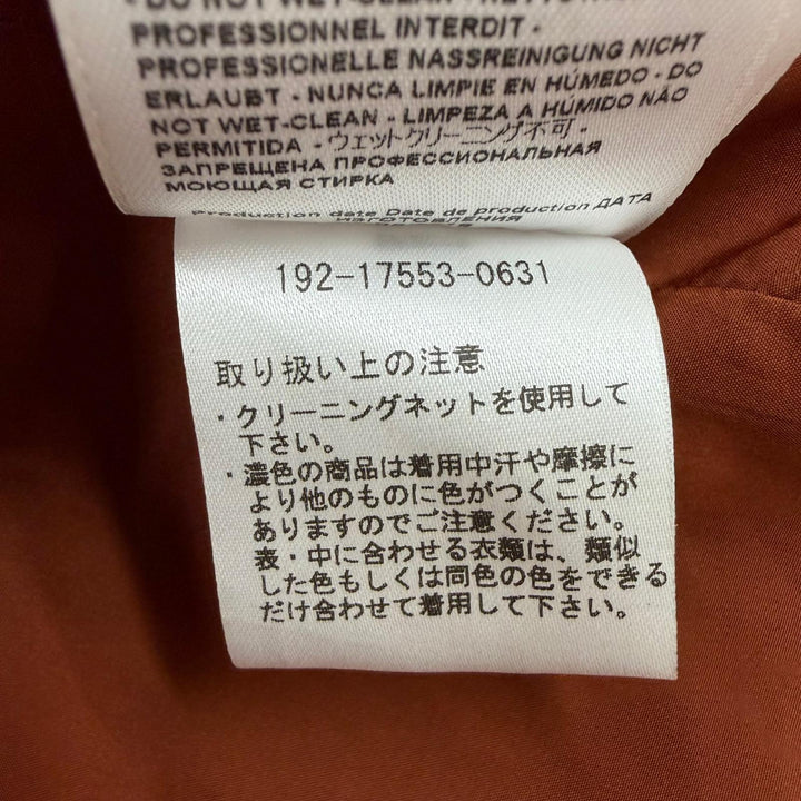 Excellent ETRO coat Logo button belt with paisley pattern Brown 38 192-17553-063