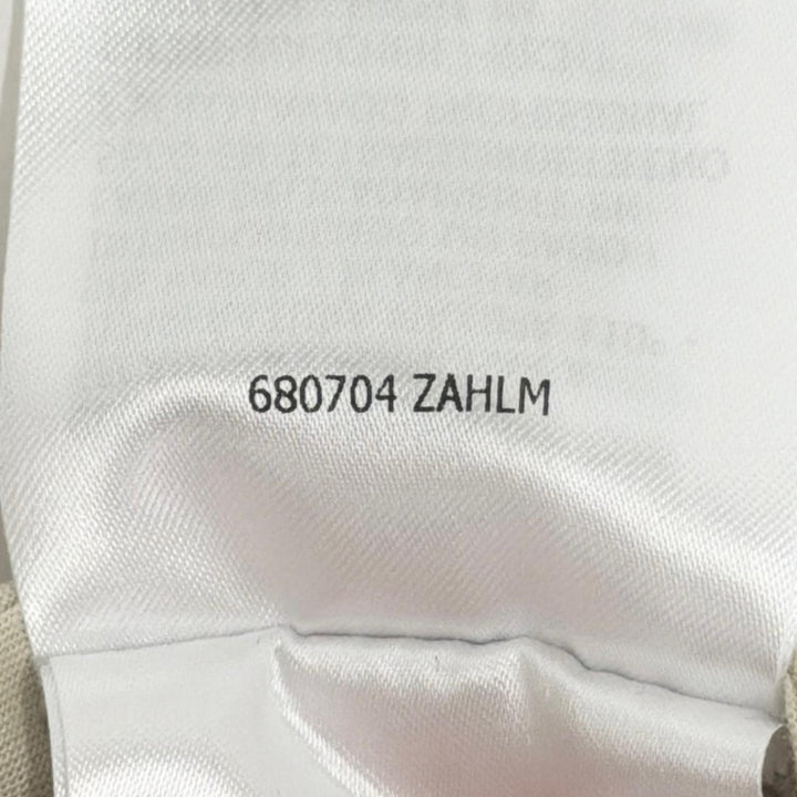 Excellent GUCCI slacks G logo, pleated, check pattern. wool 48 680704