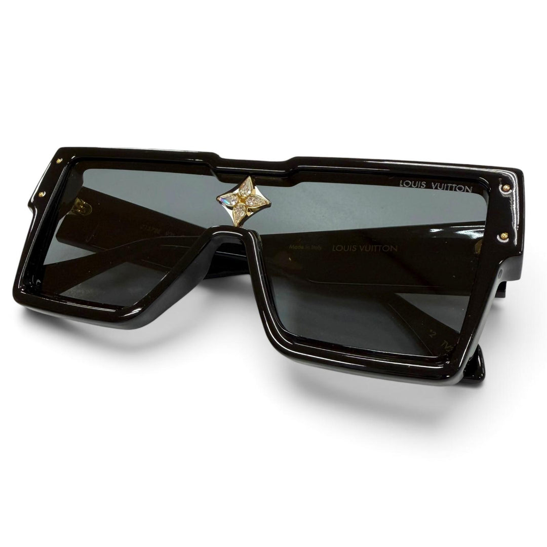 Excellent LOUIS VUITTON sunglasses Cyclone Current Products Eyewear black Z1578E