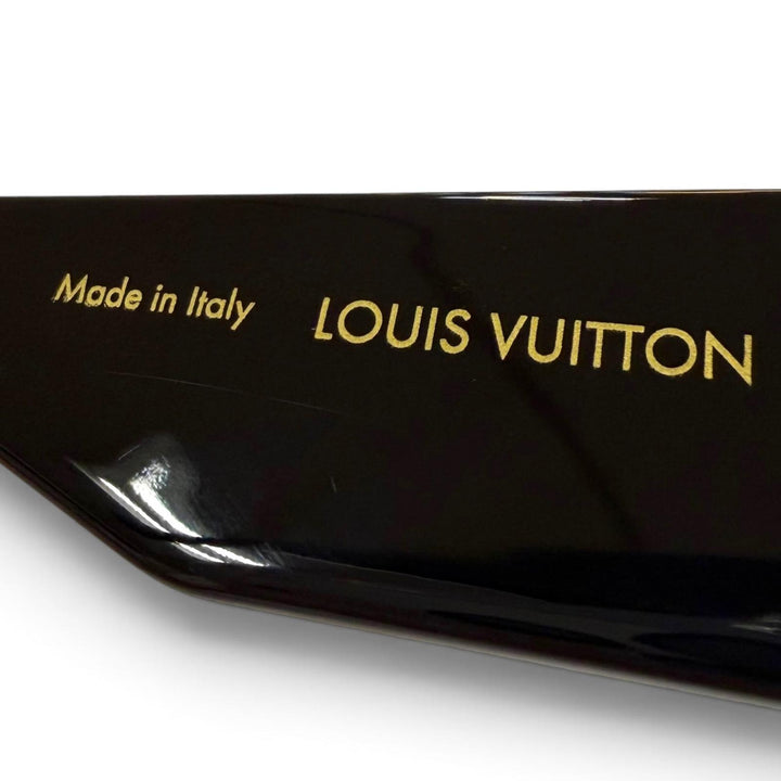 Excellent LOUIS VUITTON sunglasses Cyclone Current Products Eyewear black Z1578E