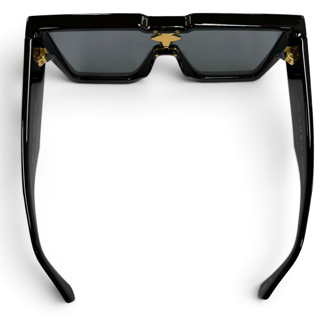 Excellent LOUIS VUITTON sunglasses Cyclone Current Products Eyewear black Z1578E
