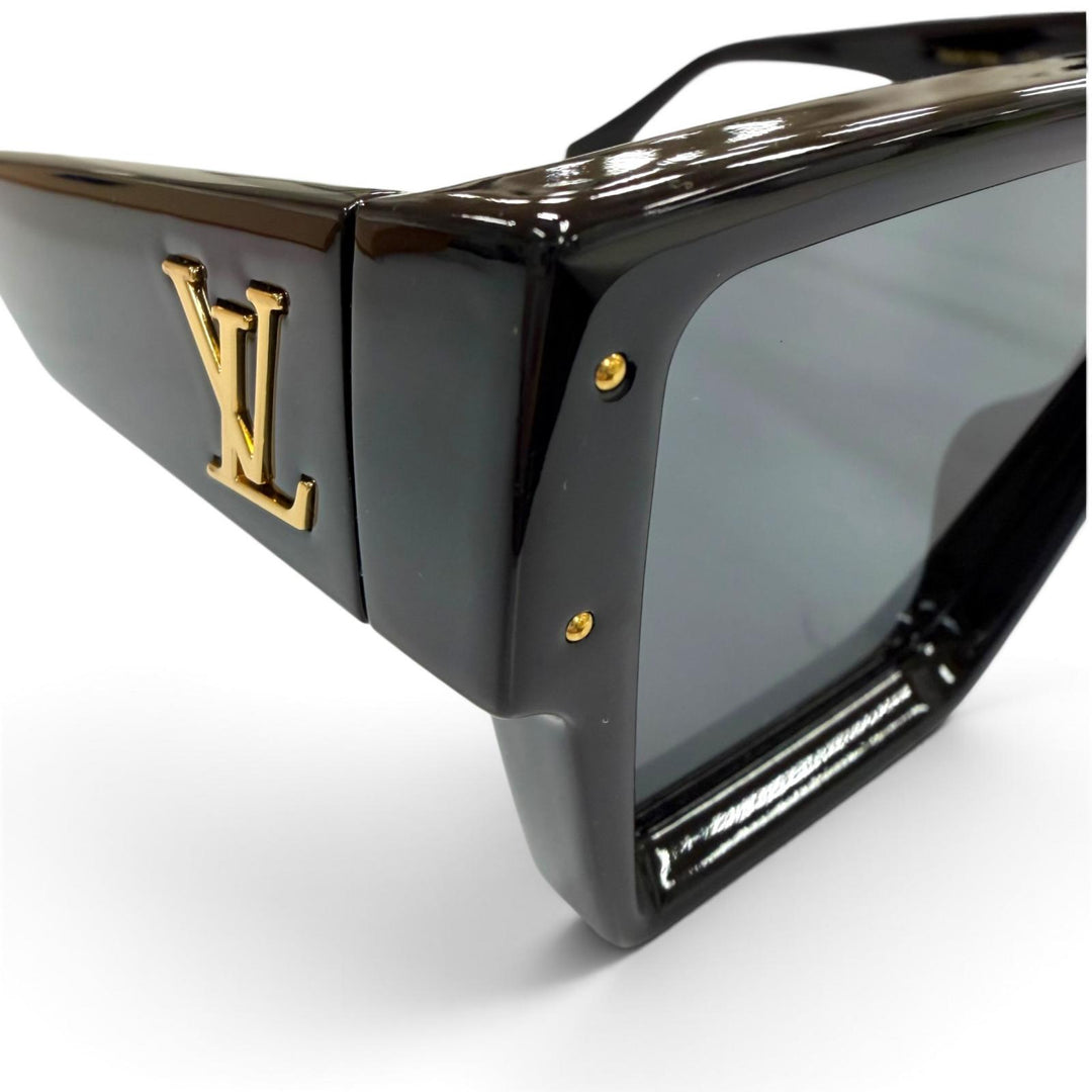 Excellent LOUIS VUITTON sunglasses Cyclone Current Products Eyewear black Z1578E