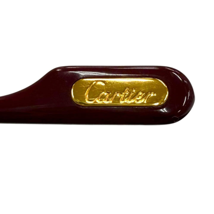 Great Cartier Glasses 2C decor Two-point rimless glasses with metal logo. mens