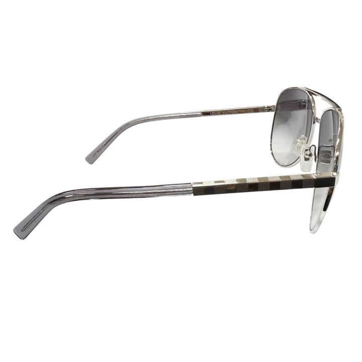 Excellent LOUIS VUITTON sunglasses Attitude pilot Damier Two Bridges