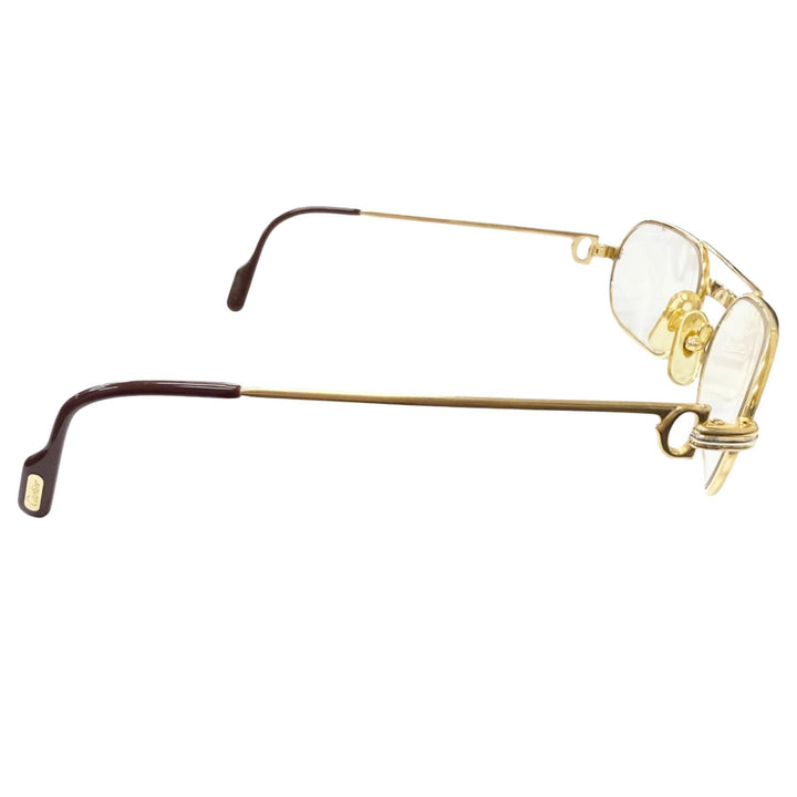 Very Good Cartier Glasses Trinity Oval Frame gold mens