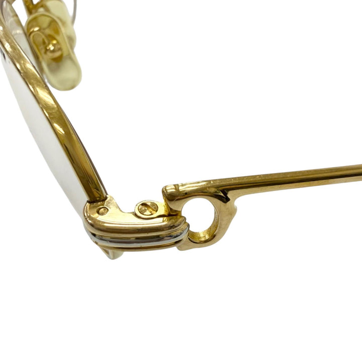 Very Good Cartier Glasses Trinity Oval Frame gold mens