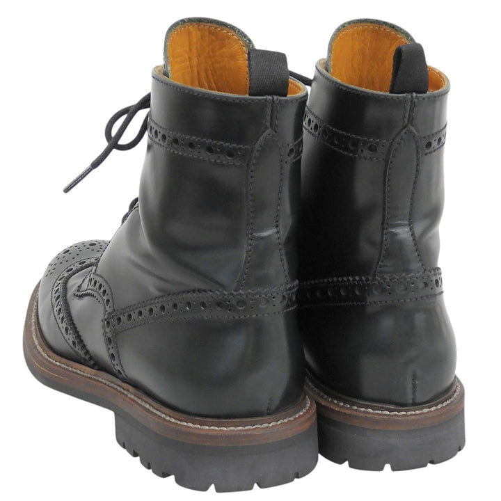 Great CHURCH'S boots ANGELINA 2 Wing tip Dark green Calf leather Women 36