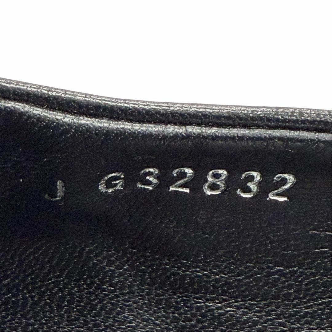 Great CHANEL pumps COCO Mark Matelassé Eco Pearl Flat black leather 37 G32832