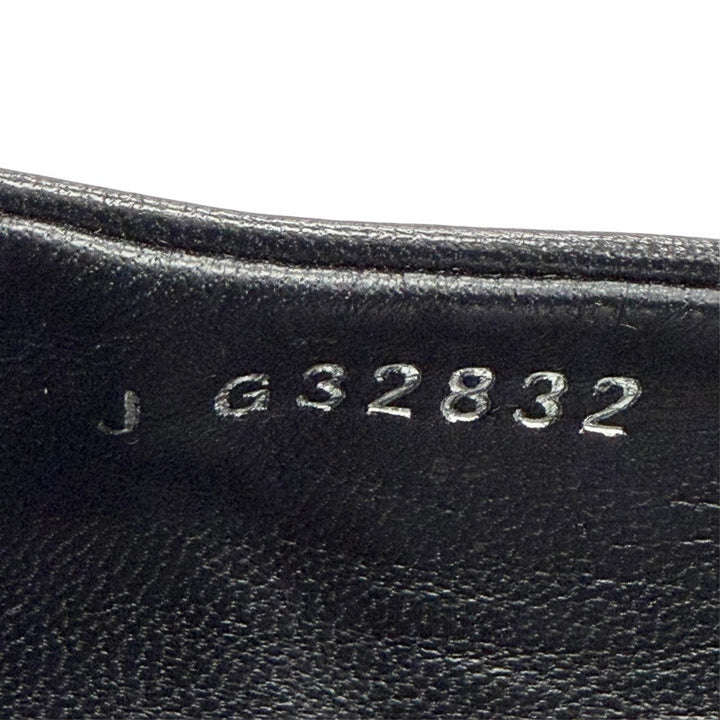 Great CHANEL pumps COCO Mark Matelassé Eco Pearl Flat black leather 37 G32832