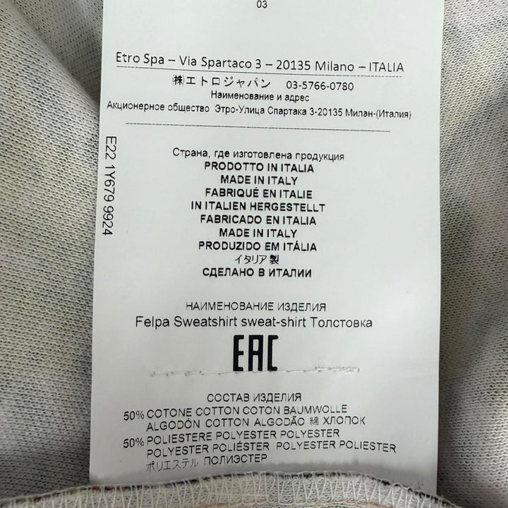 Excellent ETRO Blouson Japan exclusive all-over print multicolor cotton