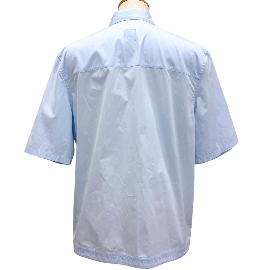 Excellent LOUIS VUITTON Short sleeve shirt Monogram Flower Embroidery