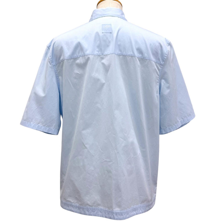 Excellent LOUIS VUITTON Short sleeve shirt Monogram Flower Embroidery