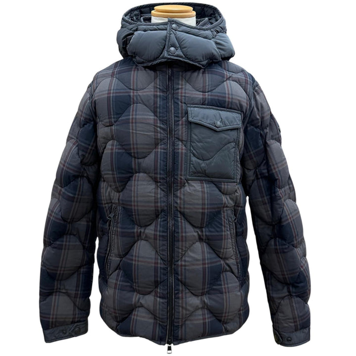 Great MONCLER Down jacket GONDRY Dark gray cotton mens 3
