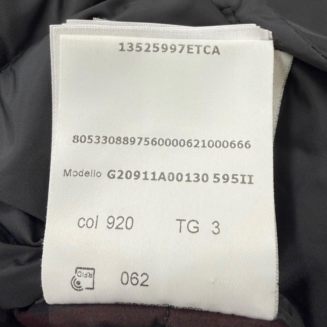 Great MONCLER Down jacket GONDRY Dark gray cotton mens 3