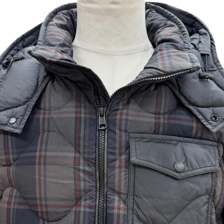 Great MONCLER Down jacket GONDRY Dark gray cotton mens 3