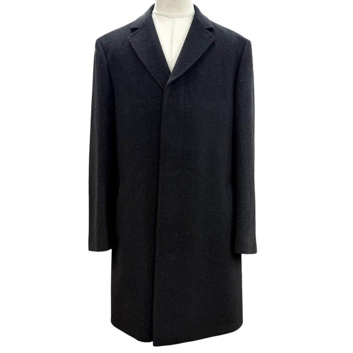 Excellent Brooks Brothers Chester coat Dark gray wool mens 40