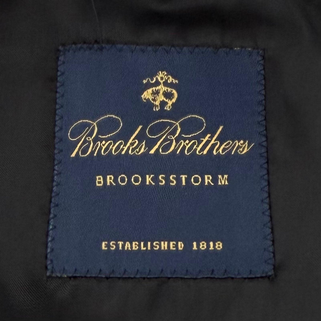 Excellent Brooks Brothers Chester coat Dark gray wool mens 40