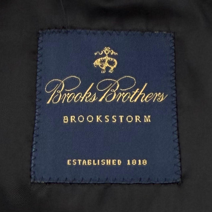 Excellent Brooks Brothers Chester coat Dark gray wool mens 40