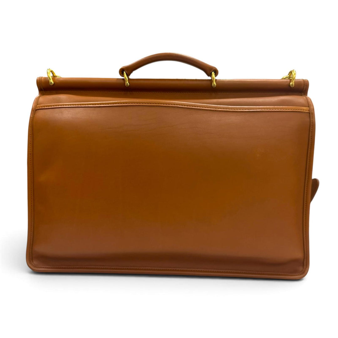 Excellent COACH Briefcase Brown Glove leather mens 5266