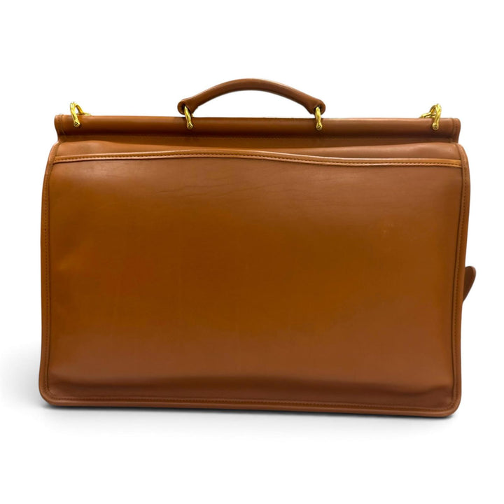 Excellent COACH Briefcase Brown Glove leather mens 5266