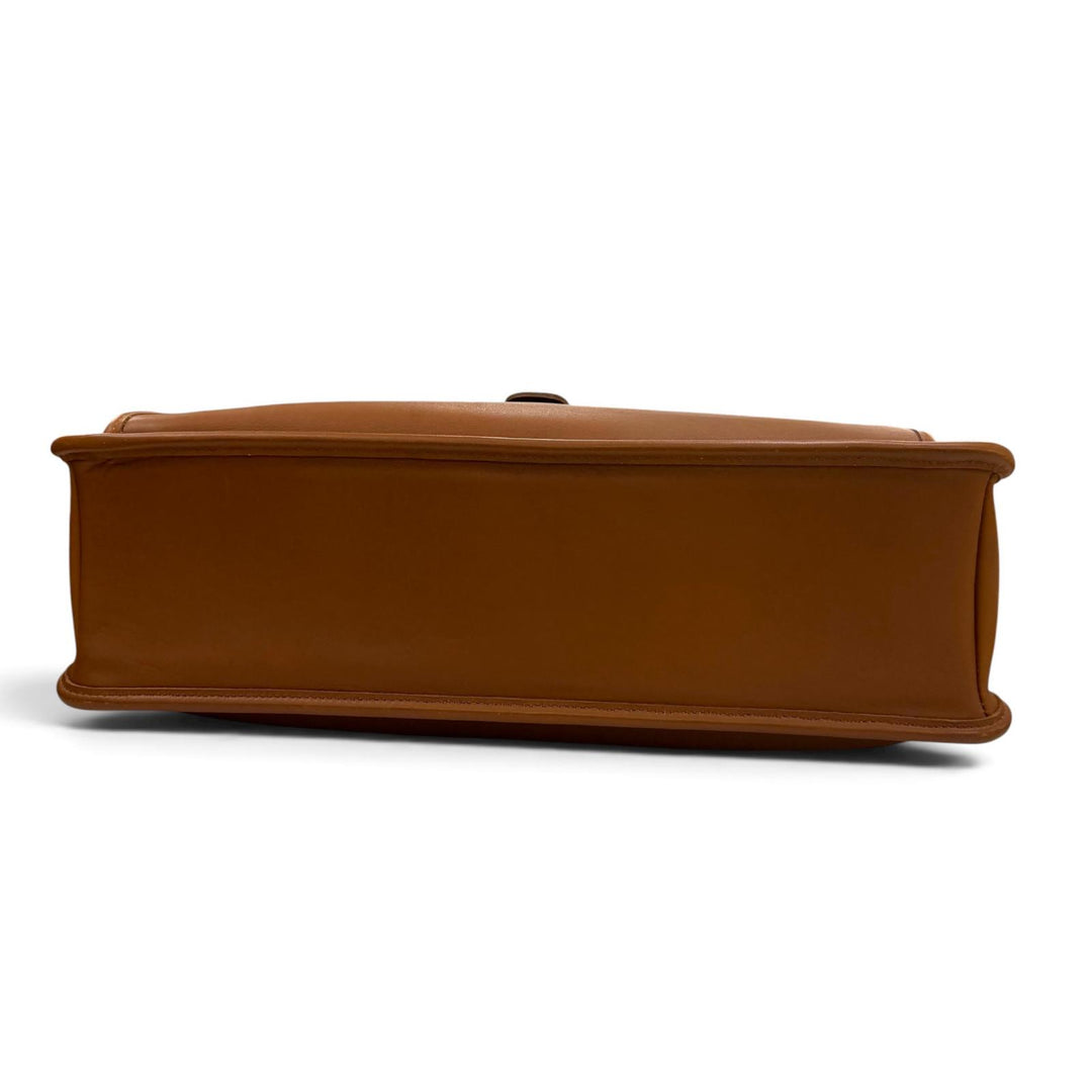 Excellent COACH Briefcase Brown Glove leather mens 5266