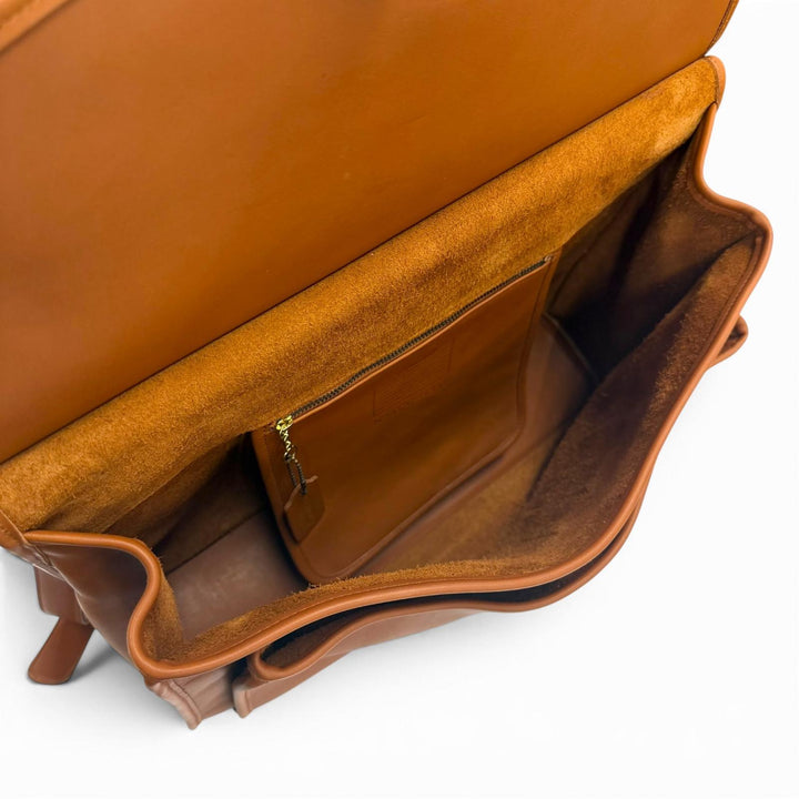 Excellent COACH Briefcase Brown Glove leather mens 5266
