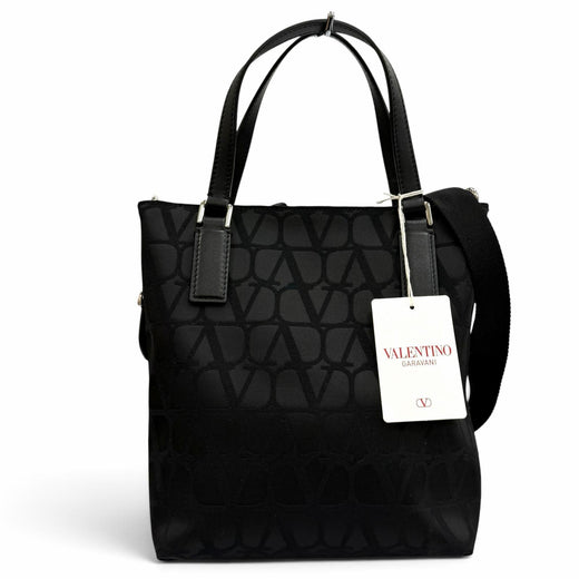 Excellent Valentino Garavani Handbag Toile Iconograph black leather 4Y2B0C60CSH