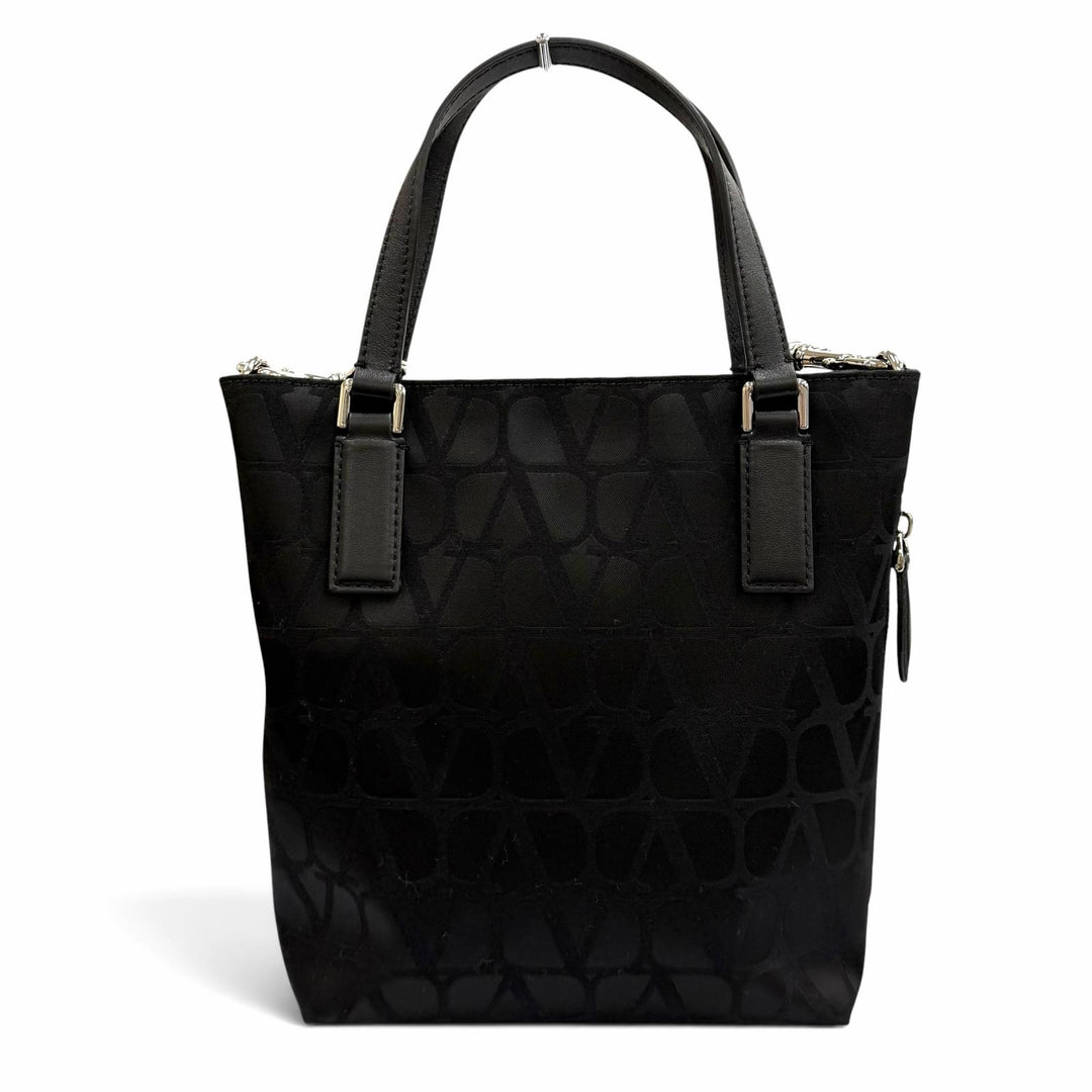 Excellent Valentino Garavani Handbag Toile Iconograph black leather 4Y2B0C60CSH