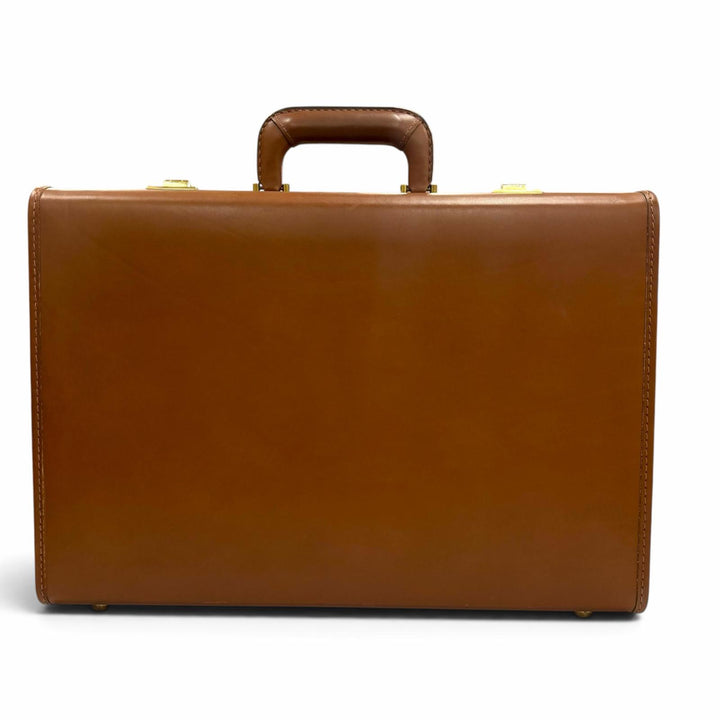 Great COACH Business bag Old Coach attaché case Brown Glove leather mens 5410