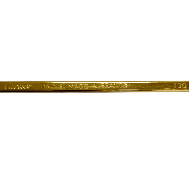 Great Cartier Glasses Trinity C logo gold mens