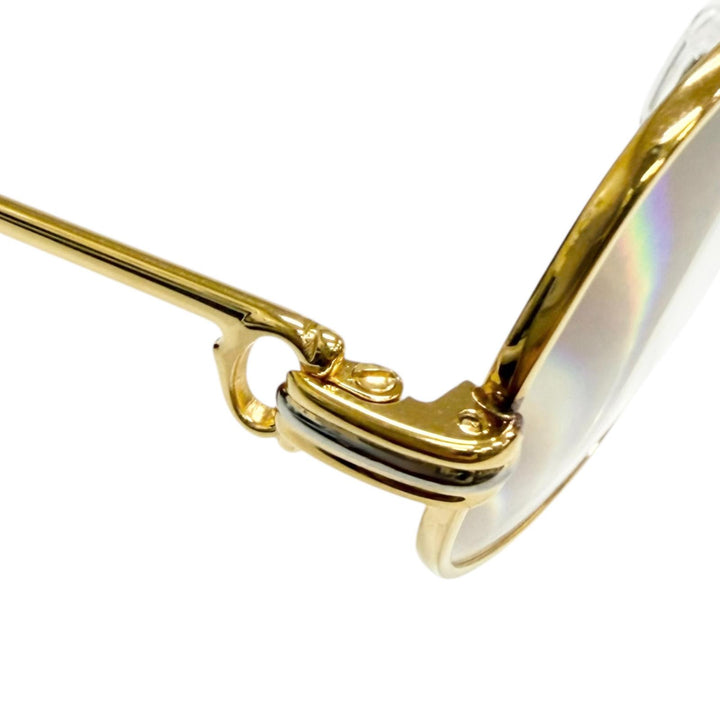 Great Cartier Glasses Trinity C logo gold mens