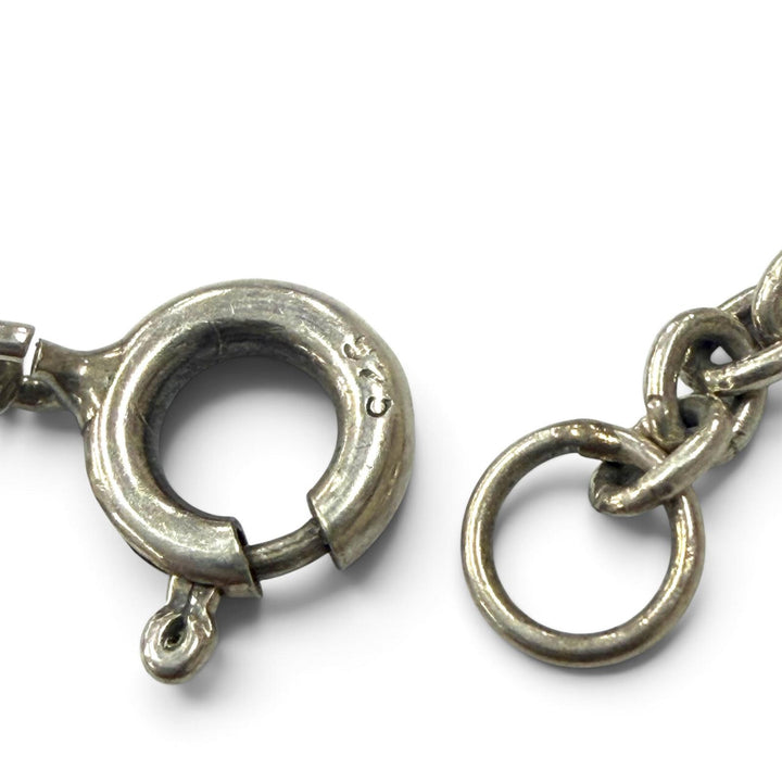 Great Georg Jensen Necklace Heritage Collection 1990 Year Pendant Silver 925