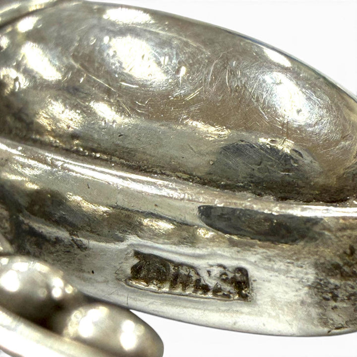 Great Georg Jensen Necklace Heritage Collection 1990 Year Pendant Silver 925