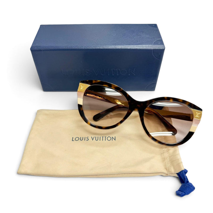 Very Good LOUIS VUITTON sunglasses LV Petite Spencer Cat Eye Women Z1858E
