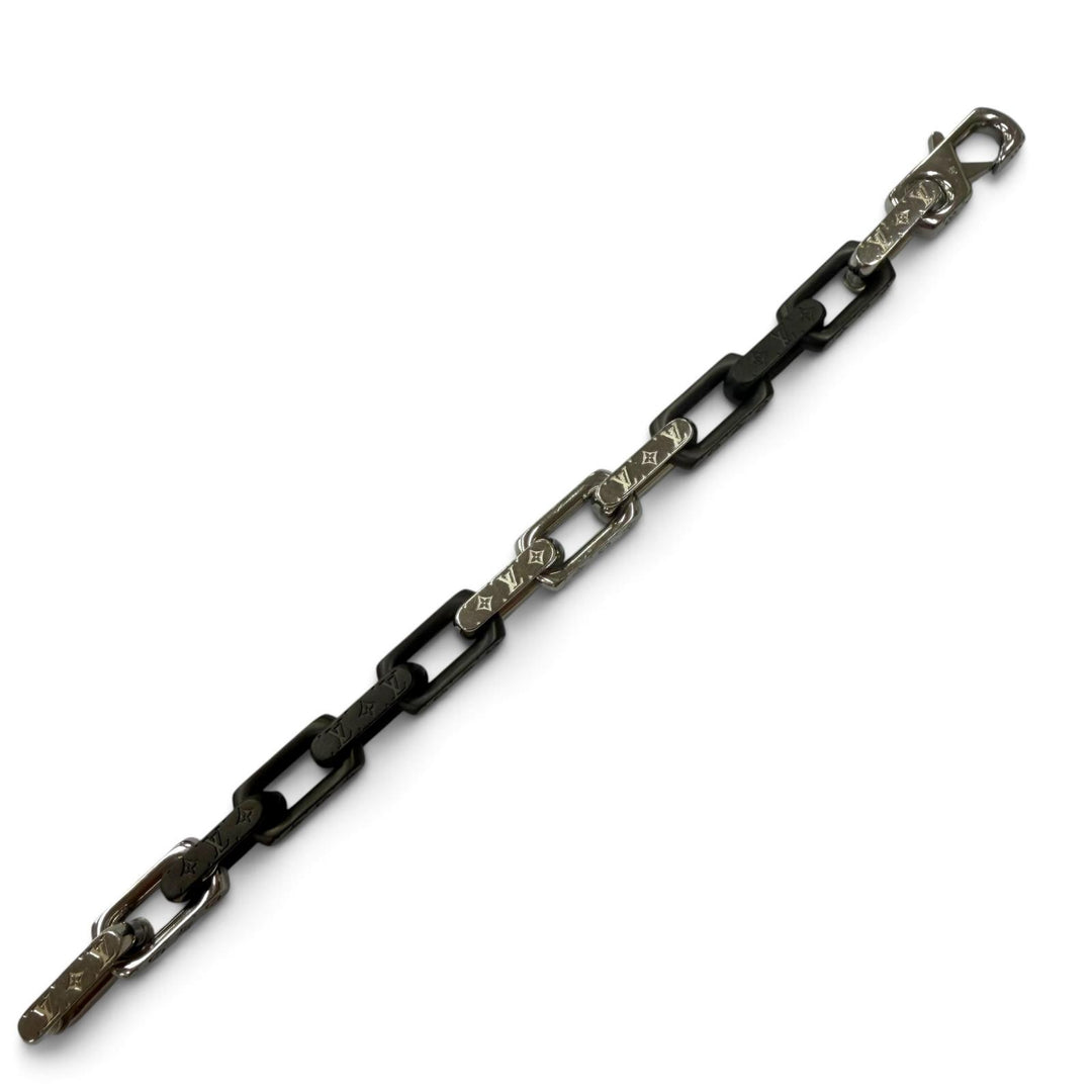 Excellent LOUIS VUITTON bracelet Bracelet Monogram Chain Silver mens M M00686