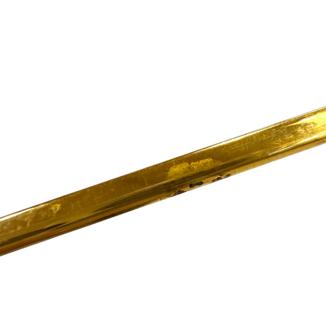 Very Good Cartier Glasses Trinity Double-bridge teardrop logo metal gold mens