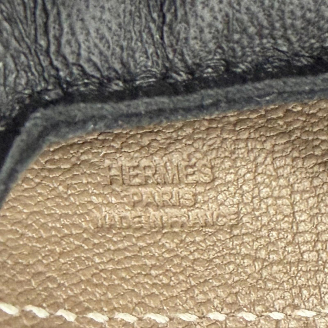 Excellent HERMES Bag charm Robeocour PM Rodeo leather Women